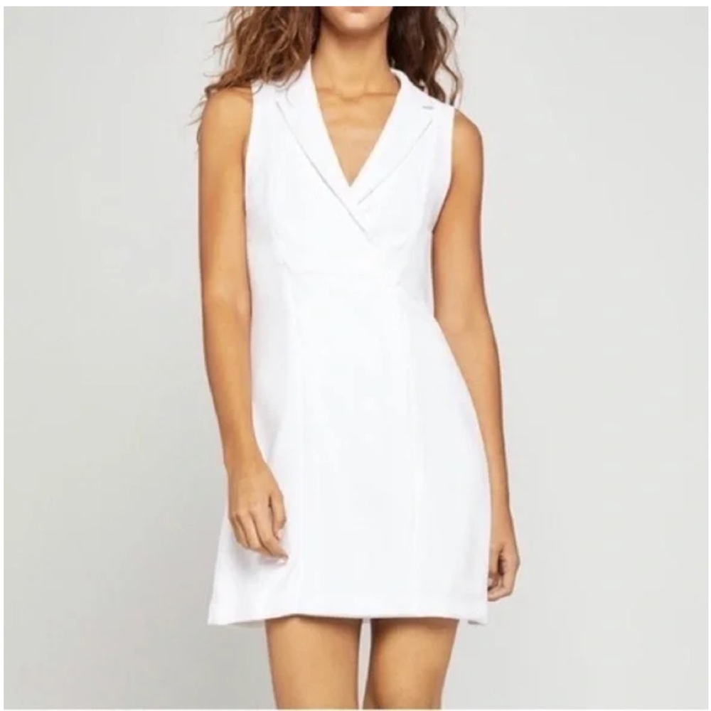 Bcbg Women’s White Structured Dress size 12